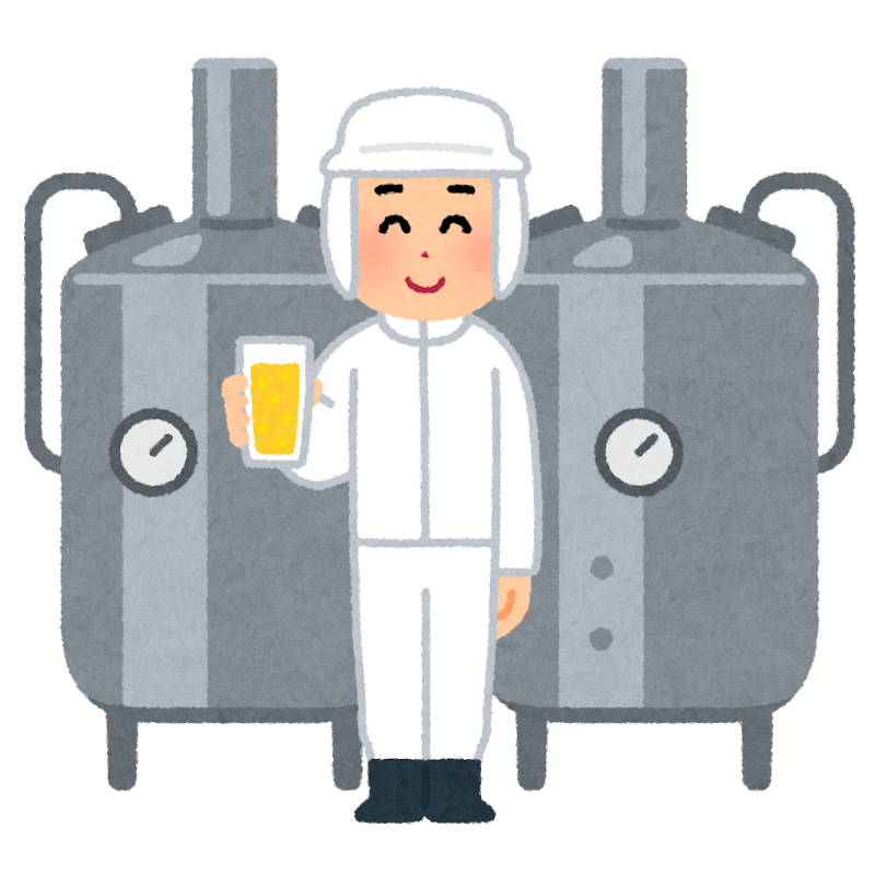 ビール醸造所のイラスト