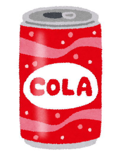 缶コーラのイラスト