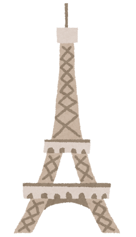 エッフェル塔のイラスト