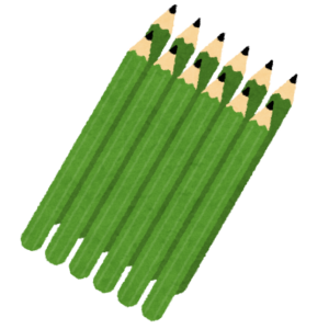 鉛筆1ダースのイラスト