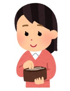 財布からお金を取り出す人のイラスト