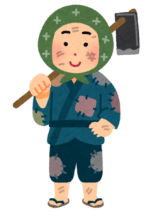 百姓のイラスト