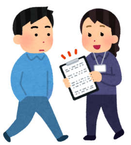 アンケート調査のイラスト