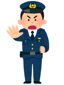 警察官のイラスト