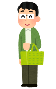 電池を選ぶイラスト