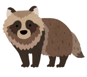 狸のイラスト
