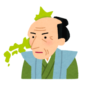 伊能忠敬の似顔絵イラスト