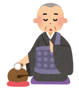 お坊さんのイラスト