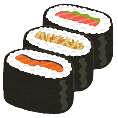 おにぎらずのイラスト