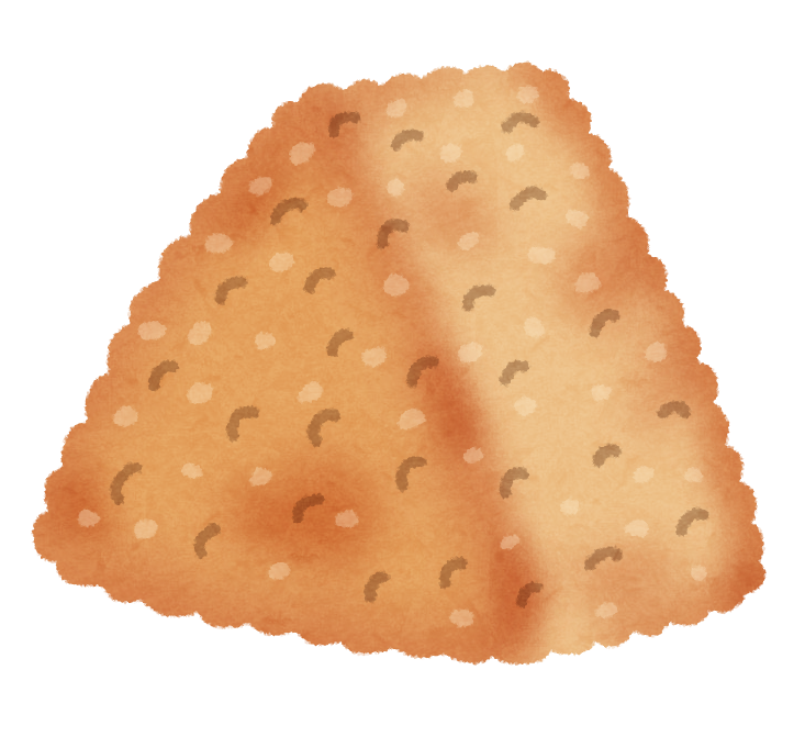 焼きおにぎりのイラスト