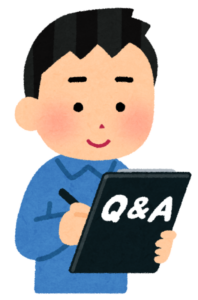 アンケートに答える人のイラスト