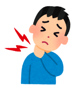 首のこりのイラスト