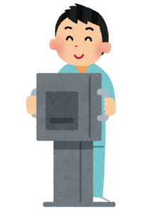 レントゲン撮影のイラスト