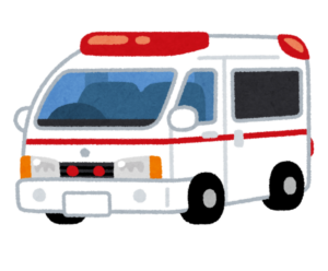 救急車のイラスト