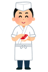 寿司職人のイラスト
