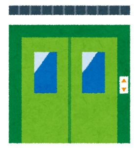 エレベーターのイラスト