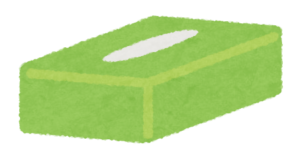 ティッシュボックスのイラスト
