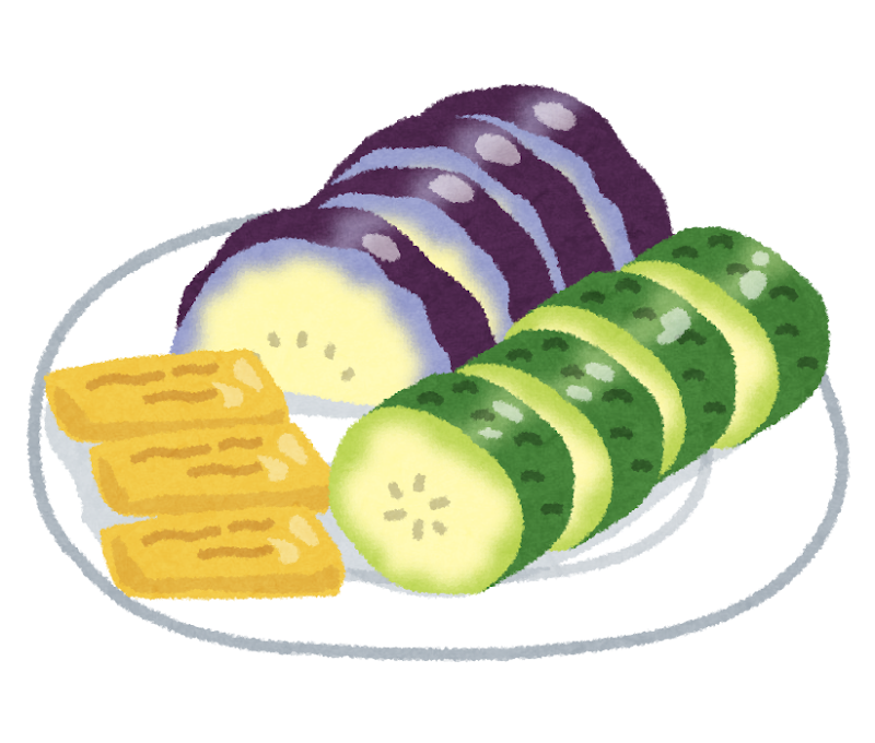 漬物のイラスト