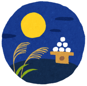 お月見・十五夜のイラスト