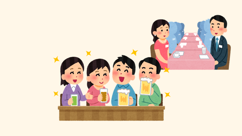 カクテルパーティー効果のイメージ