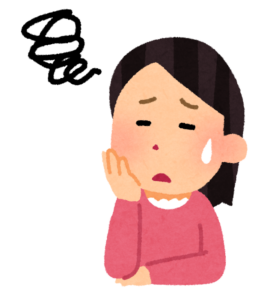 しゃっくりで困る様子