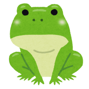 カエルのイラスト