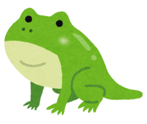 カエルのイラスト