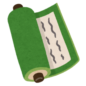 古い巻物のイラスト