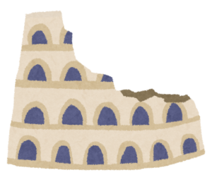 古代ローマのコロッセウムのイラスト