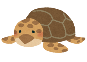 ウミガメのイラスト