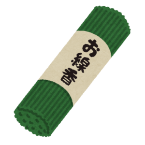 束になったお線香のイラスト