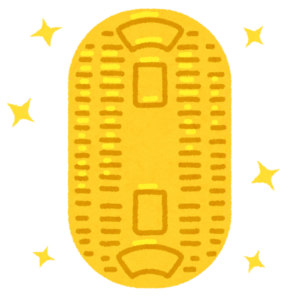 きらきら光る小判のイラスト