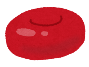 赤血球のイラスト