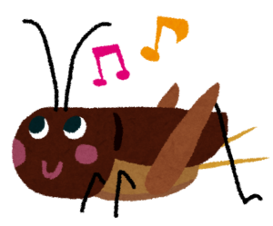 コオロギのイラスト