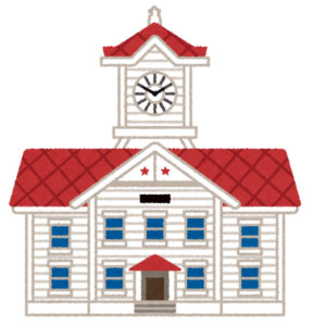 札幌時計台のイラスト